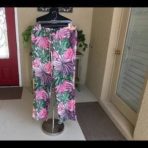 NWT TOMMY BAHAMA REMY RETRO LINEN PANT SIZE 14
